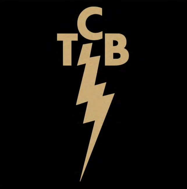 TCB emblem with lightning bolt, used by Elvis